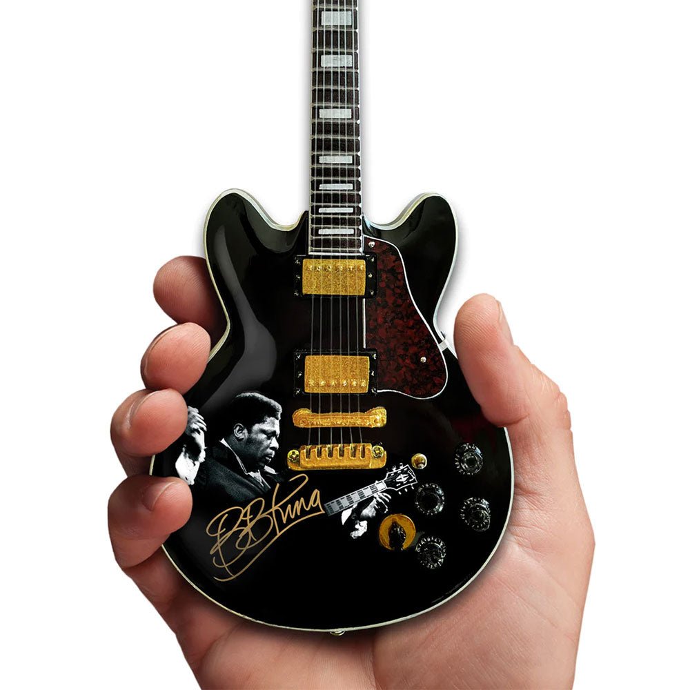 GIBSON - (生誕 100年 ) - TRIBUTE Gibson ES-355 Lucille Ebony Miniature Guitar Model